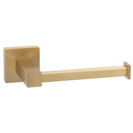 Sure-Loc Hardware Sure-Loc Hardware Vlora Solid Brass Single Post Paper Holder, Satin Brass VR-PH1 SB